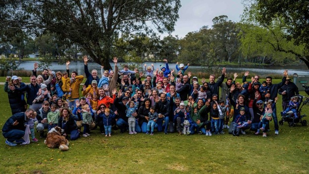 The Belmont Dads Group in 2023. Credit: Shaun Chandran.