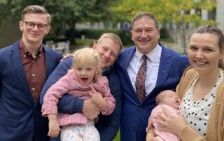 Llew O'Brien and Family Parliament