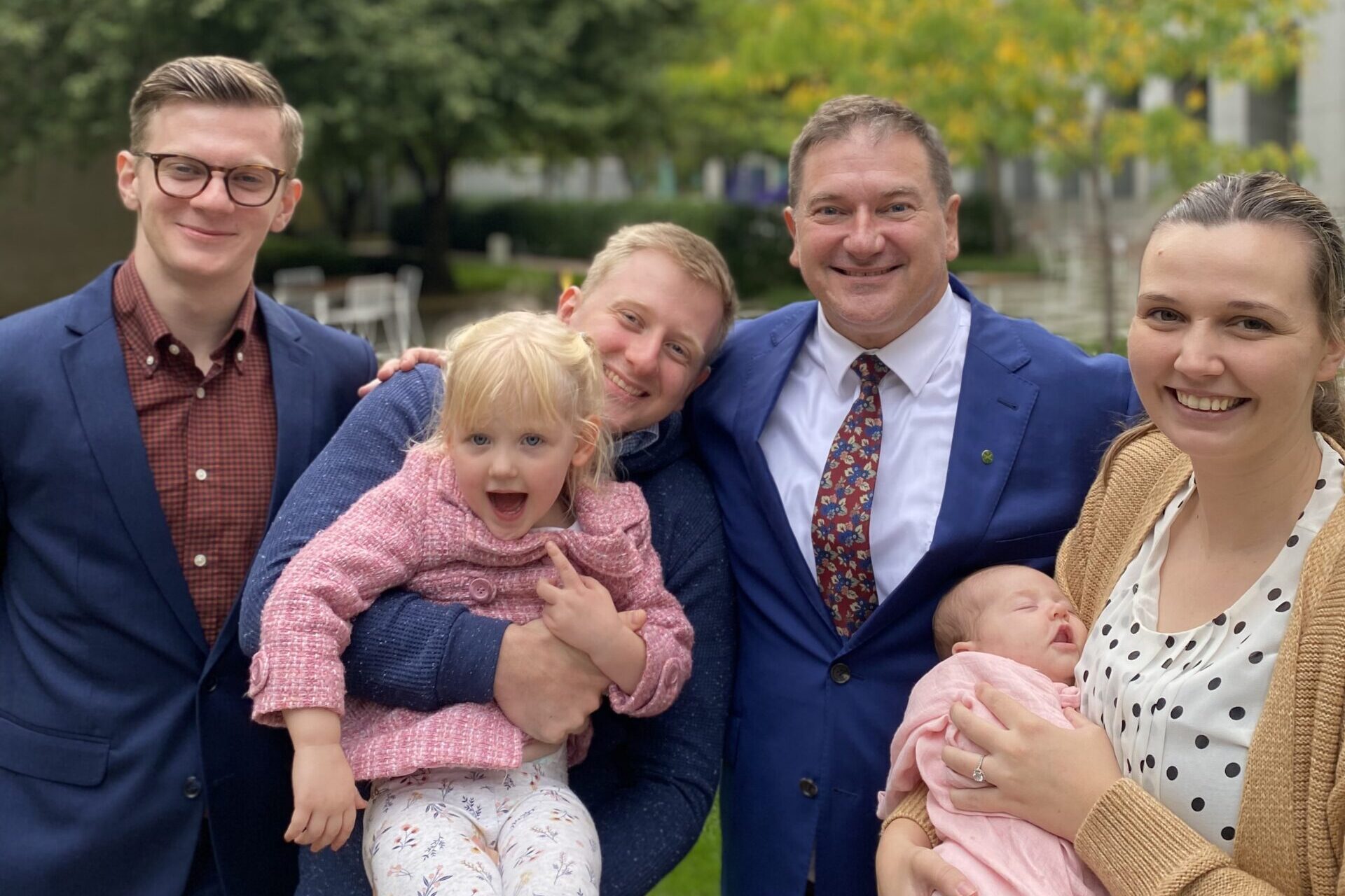 Llew O'Brien and Family Parliament